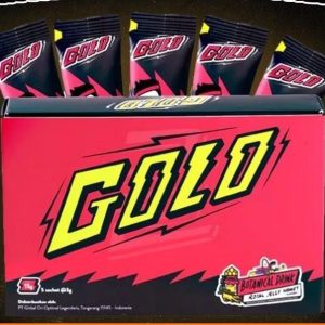GOLO Ginseng 1 Box isi 5 sachet suplemen herbal vitalitas pria untuk menjaga stamina, energi, dan performa harian.