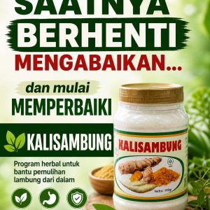 KALISAMBUNG Herbal Lambung Alami 100 Gram – Nutrisi Alami untuk Membantu Menjaga Kesehatan Lambung dan Pencernaan