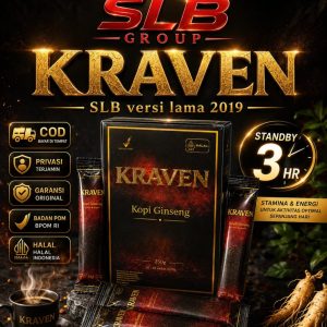 KRAVEN Kopi Ginseng 1 box Original BPOM Halal Indonesia SLB Group