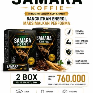 Samara Koffie 2 Box ( isi 20 sachet ) Rp. 760.000