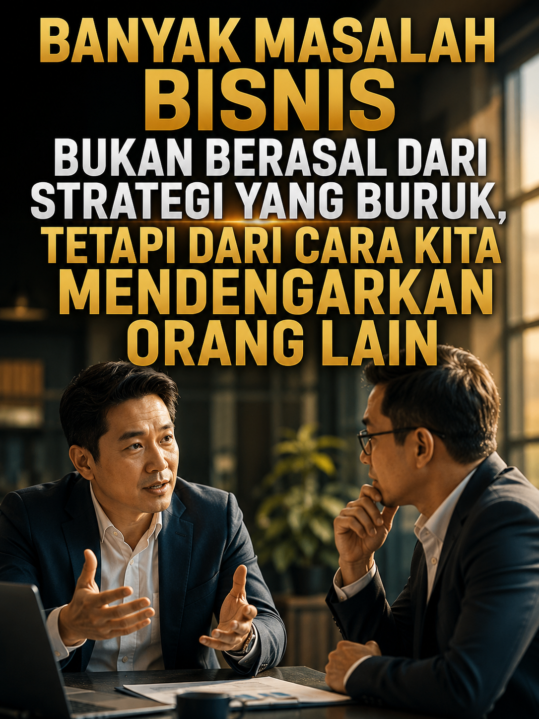 Banyak Masalah Bisnis Bukan Berasal dari Strategi yang Buruk, Tetapi dari Cara Kita Mendengarkan Orang Lain