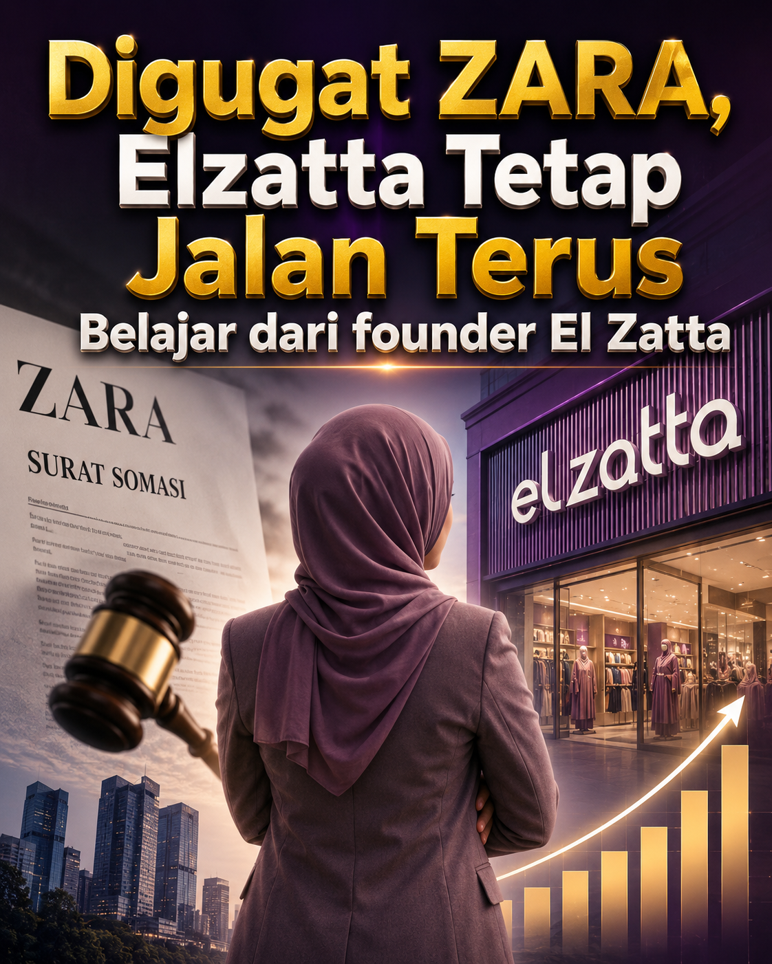 Digugat ZARA, Elzatta Tetap Jalan Terus: Belajar dari Founder El Zatta