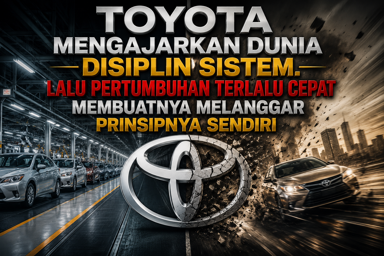 Toyota Mengajarkan Dunia Disiplin Sistem. Lalu Pertumbuhan Terlalu Cepat Membuatnya Melanggar Prinsipnya Sendiri