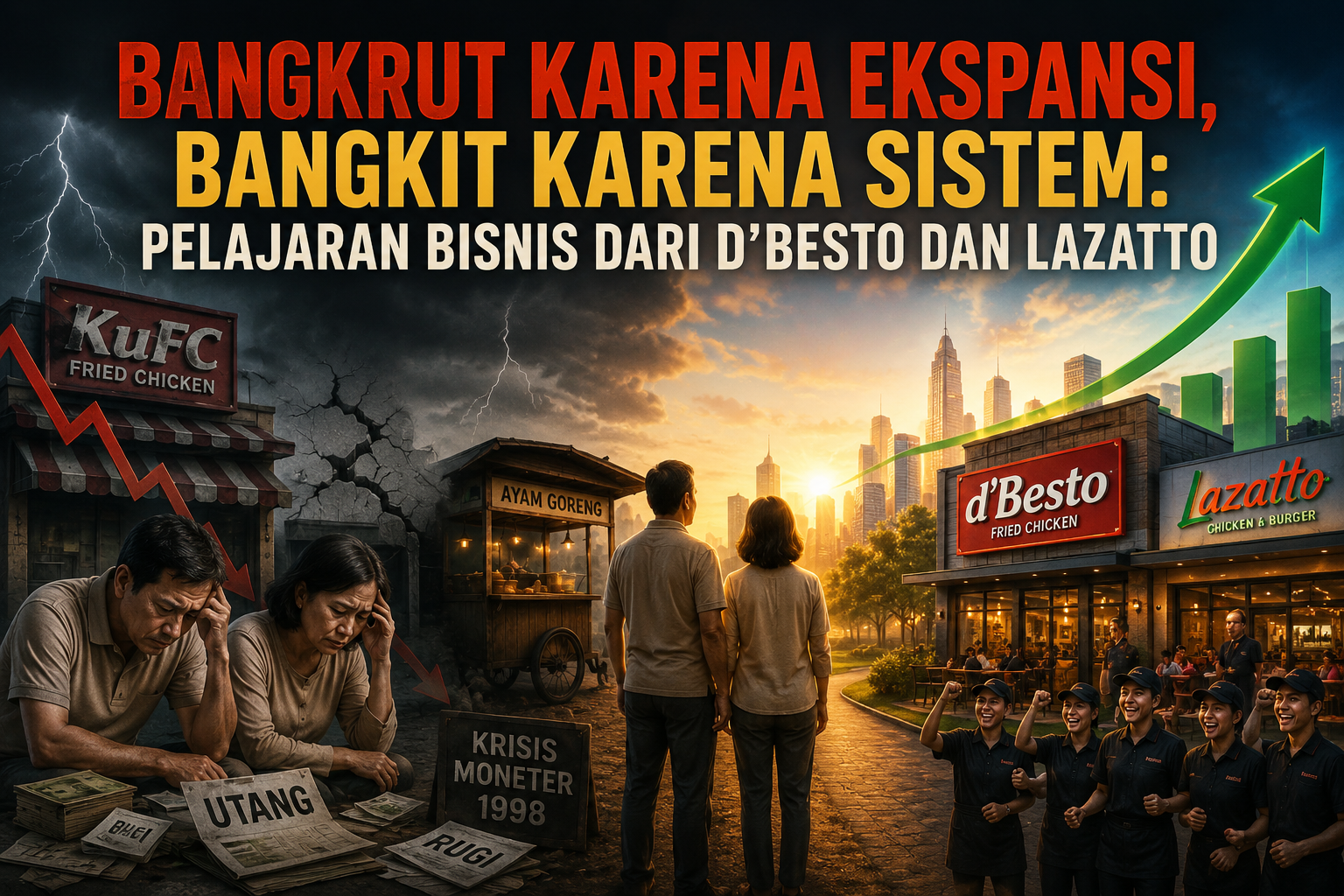 Bangkrut Karena Ekspansi, Bangkit Karena Sistem: Pelajaran Bisnis dari d'Besto dan Lazatto
