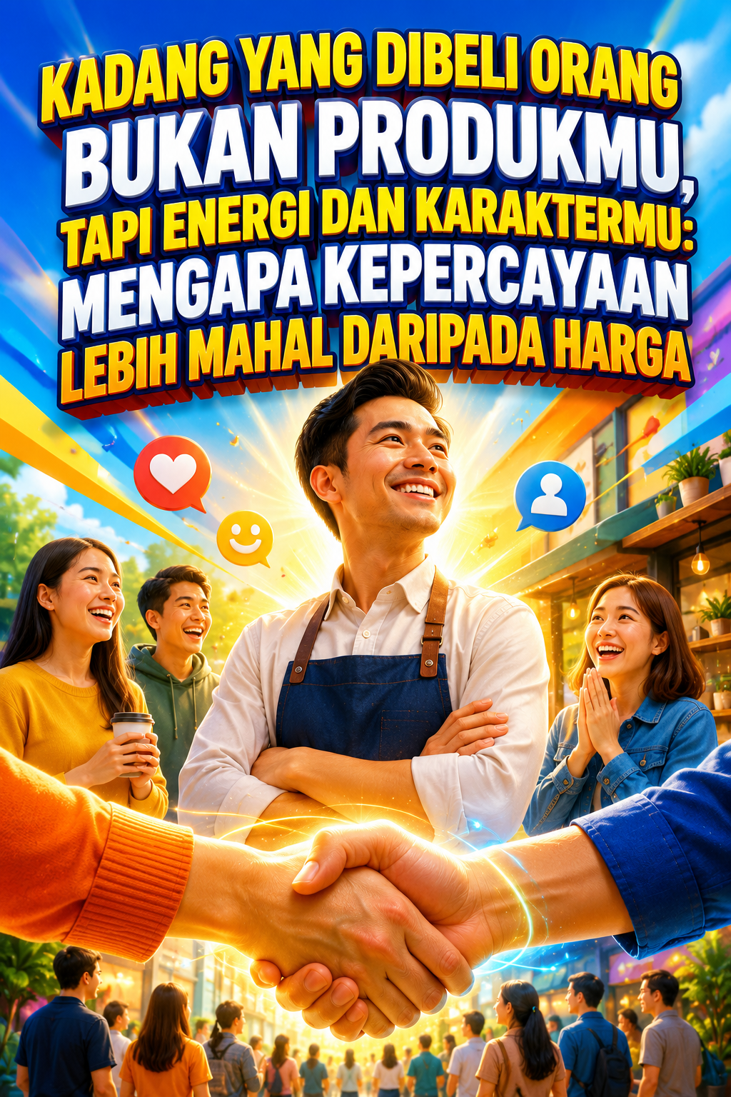 Kadang yang Dibeli Orang Bukan Produkmu, tapi Energi dan Karaktermu: Mengapa Kepercayaan Lebih Mahal daripada Harga