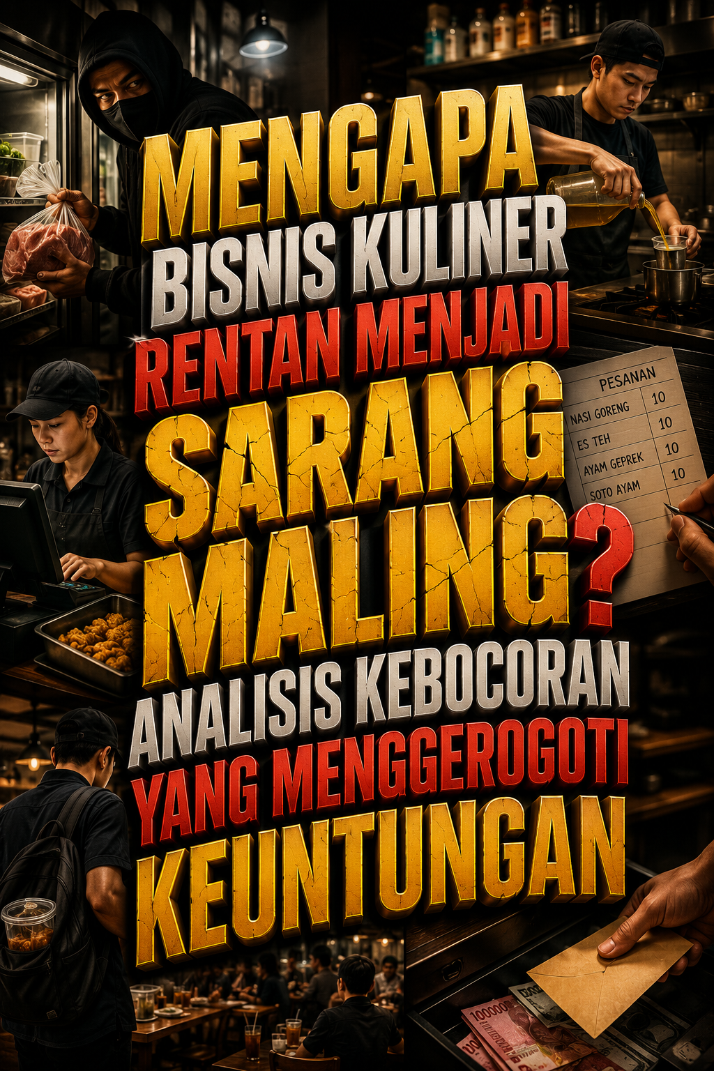 Mengapa Bisnis Kuliner Rentan Menjadi Sarang Maling? Analisis Kebocoran yang Menggerogoti Keuntungan