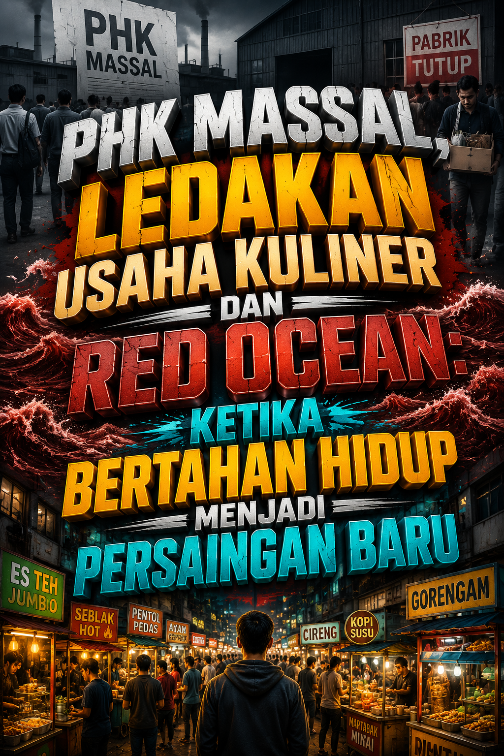 PHK MASSAL, LEDAKAN USAHA KULINER, DAN RED OCEAN: KETIKA BERTAHAN HIDUP MENJADI PERSAINGAN BARU